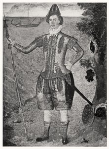 Portræt af Sir Francis Drake (ca. 1540-96) af English School